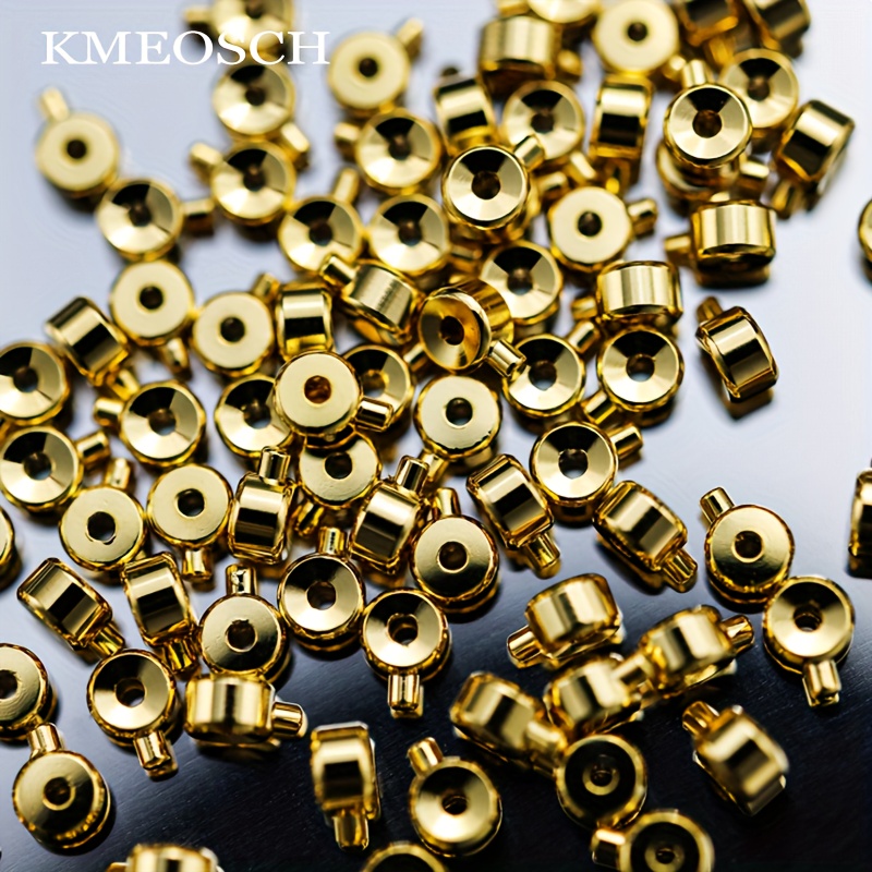 Brass Crimp Beads and Stopper Beads for Jewelry Making