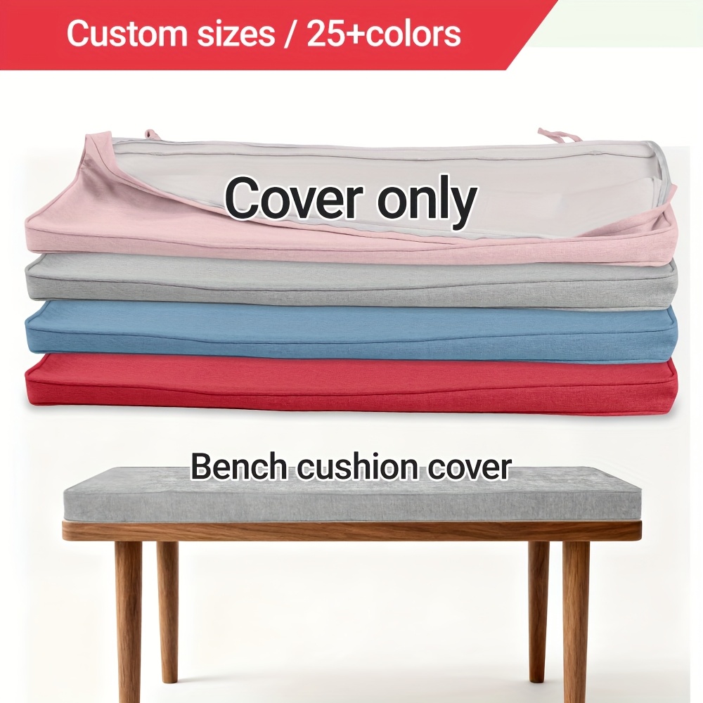 Cushion Covers 70 Inch Bench Cushion 1pc 70 30in Sofa Seat Cushion Machine Washable Temu