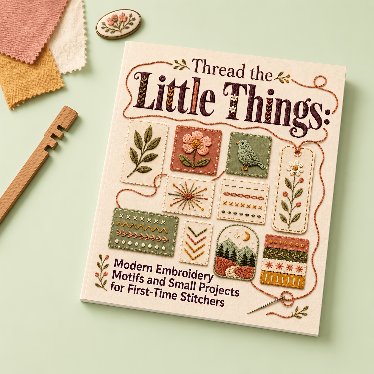 Modern Embroidery Book for Beginners with Easy Patterns