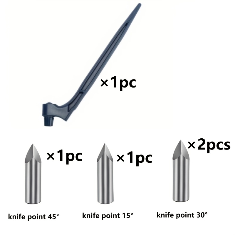 TEMU Utensile da taglio giroscopico - Forbici per carta con lama a 360簞, Coltello da artigiano in acciaio inossidabile - ( 1 e 4 lame)
