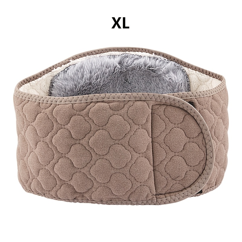 A Waist And Abdomen Warming Belt Suitable For Autumn And Winter , Featuring Triple-layer Thickened Waist Support, Open-style Wear, And Adjustable Tightness
