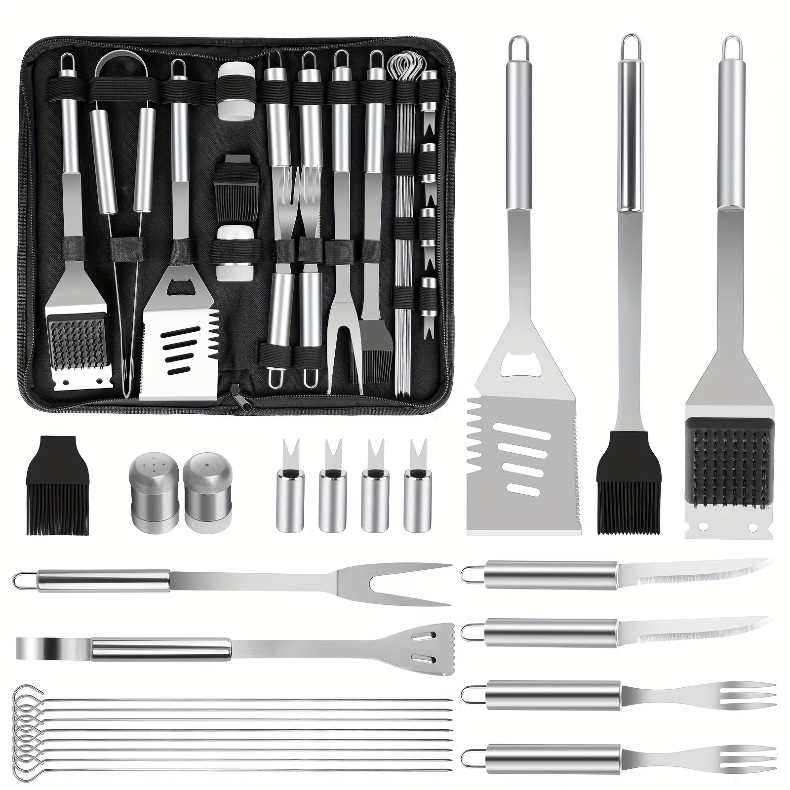 thumbnail image 2 of Blackstone Tools Grill Spatula 15-Piece Stainless Steel Griddle Accessories Kit - Complete Set For Blackstone & Camp Cooking Blackstone Griddle Accessories Accessoire Plancha 2 of 12