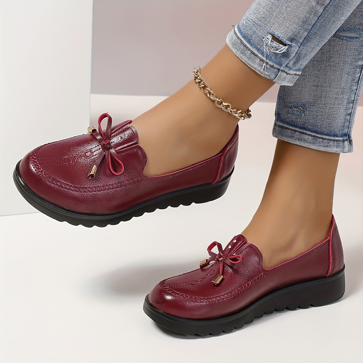 zapatos mujer decorativo mocasines casuales Temu El Salvador