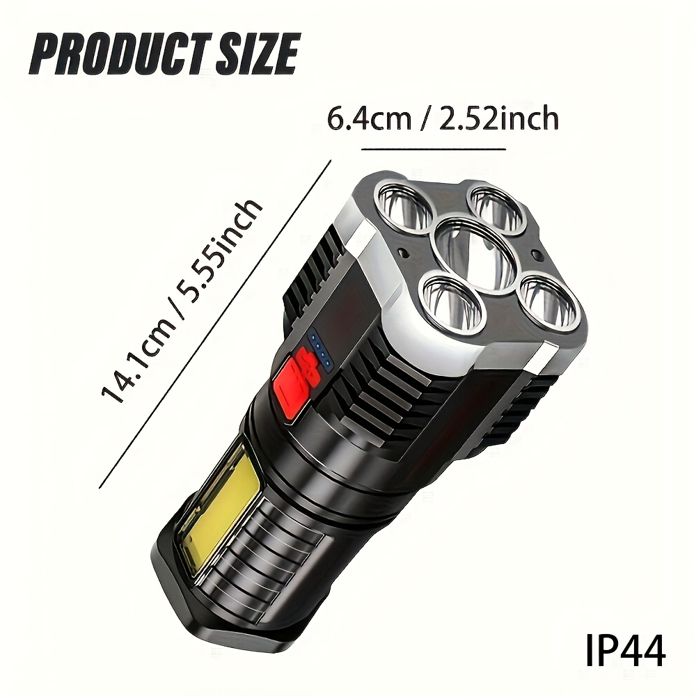 2pcs 5LED Camping Portable Light, Flashlight, Rechargeable Camping... product image 5