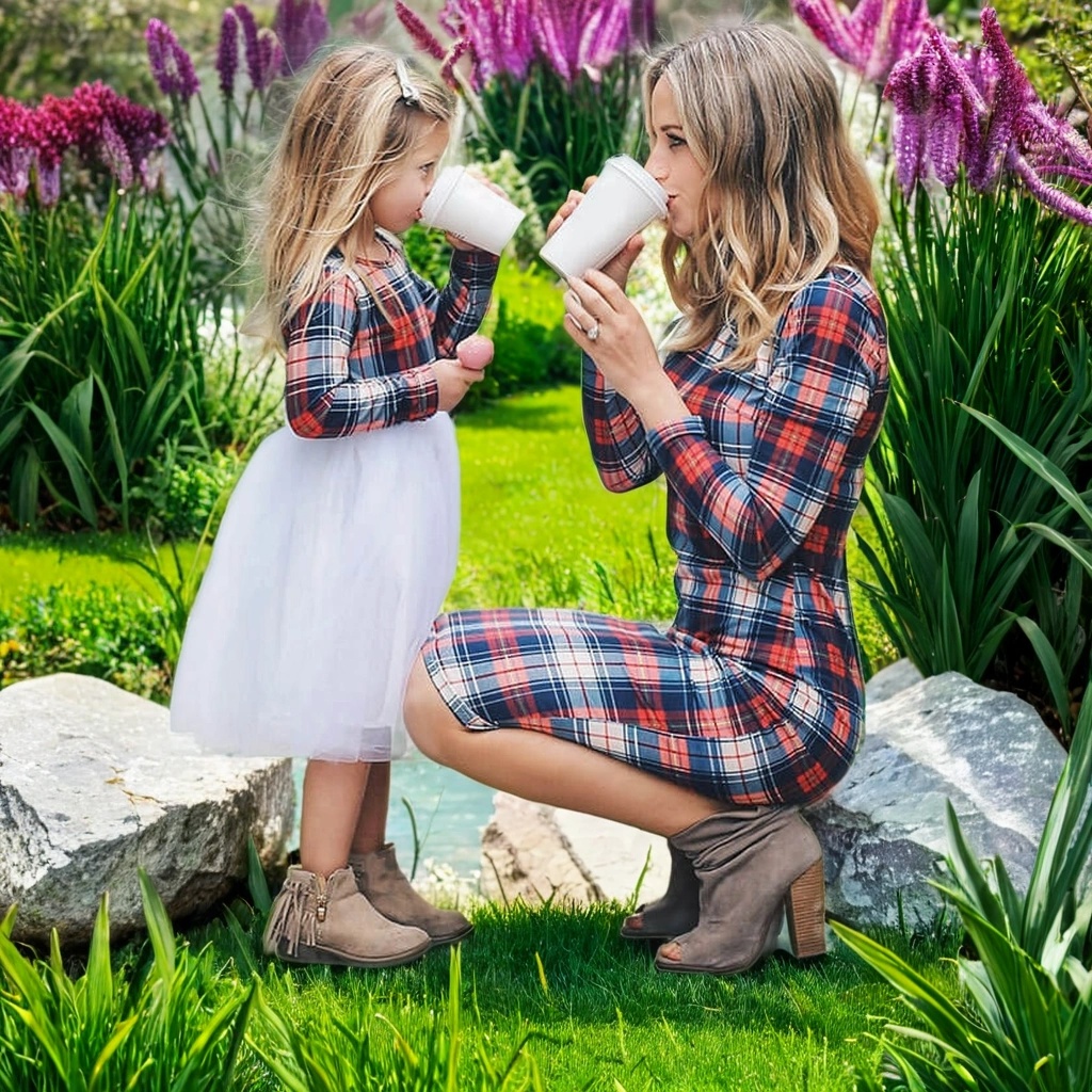 matching family clothes sold on Temu United States