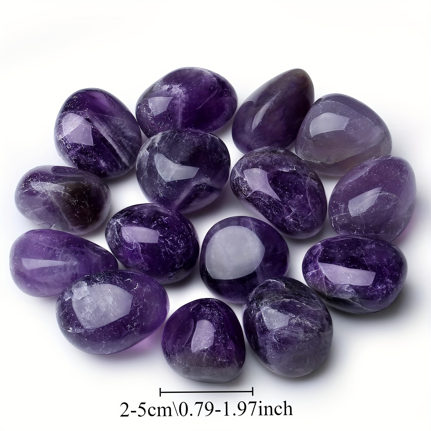 Bulk Amethyst Stone Polished Irregular Stone Balls for Crafts