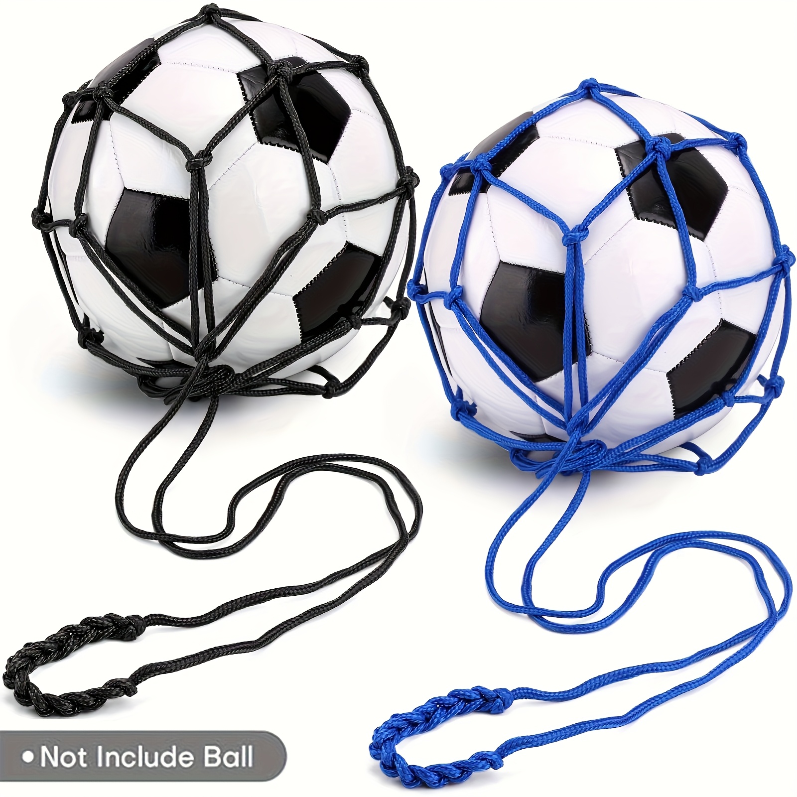 サッカー練習用ネットとポールセット ポータブルサッカーボールネット 耐久性のあるナイロンメッシュと弾性