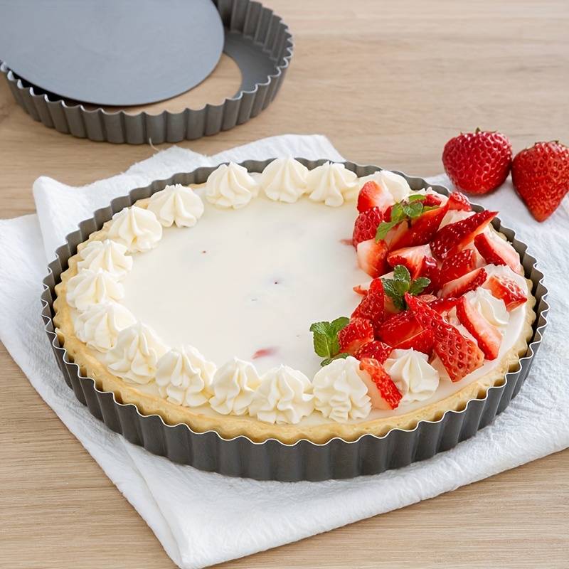 Tart Christmas Pie Pan Burger Buns MALACASA Ceramic Pie Pan, Pie