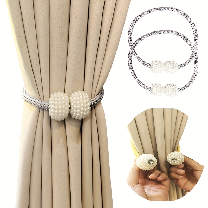 Lot De 2 Attaches De Rideaux Magnétiques Créatives