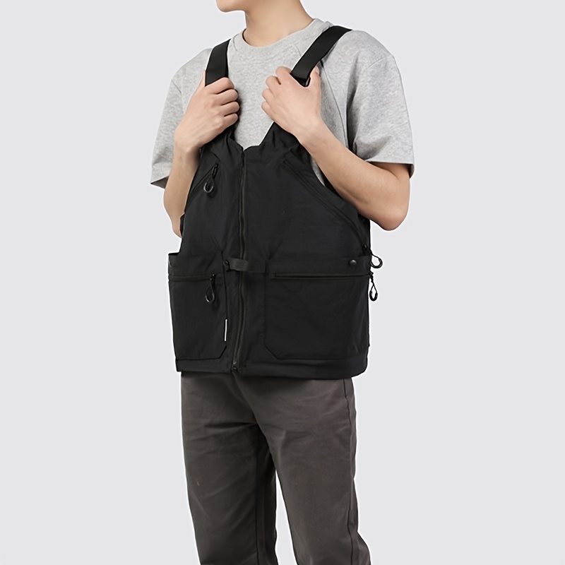 multi functional vest bag a workwear style featuring an - Temu