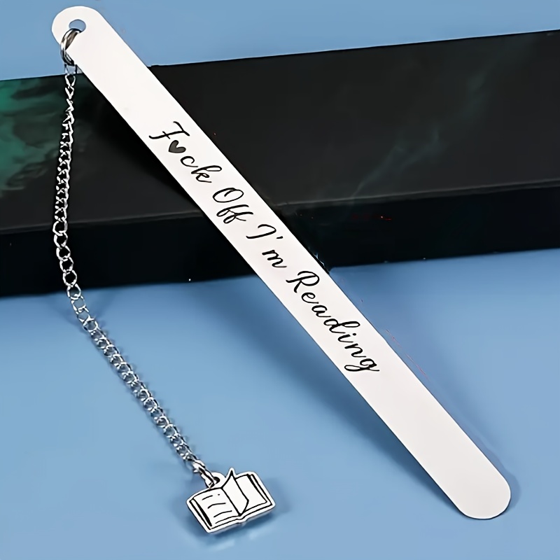 

Elegant Stainless Steel Bookmark - Ideal Gift For & Friends, Use And