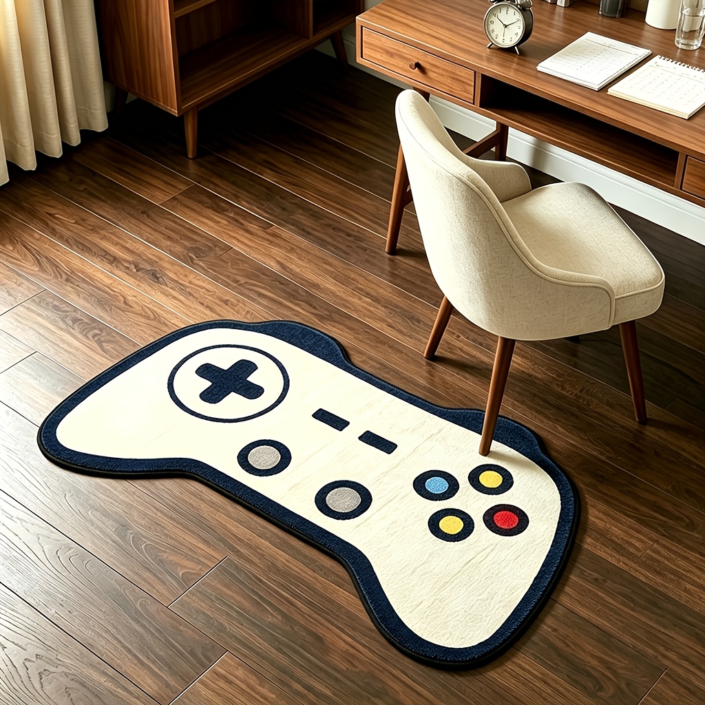 TEMU 1 stuks Game Controller Lange , Creatief Artistiek Irregulair Tapijt, Geschikt voor Woonkamerkleden, Entreekleden, Wasruimtekleden,