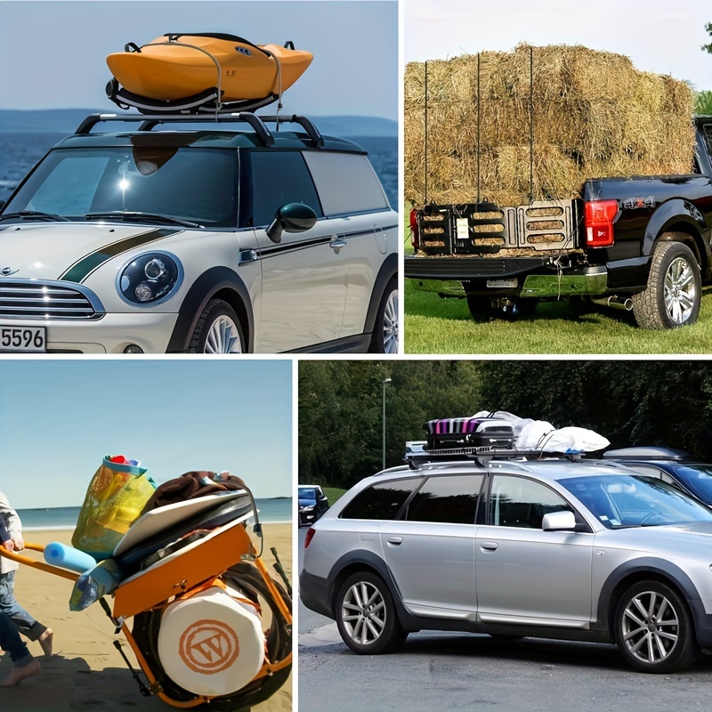 Corde élastique En Caoutchouc Haute élasticité, 30cm, Corde Attachée Avec Crochets, Assemblage De Tente Extérieure, Bagages De Camping, Accessoires D' Extérieur 4mm