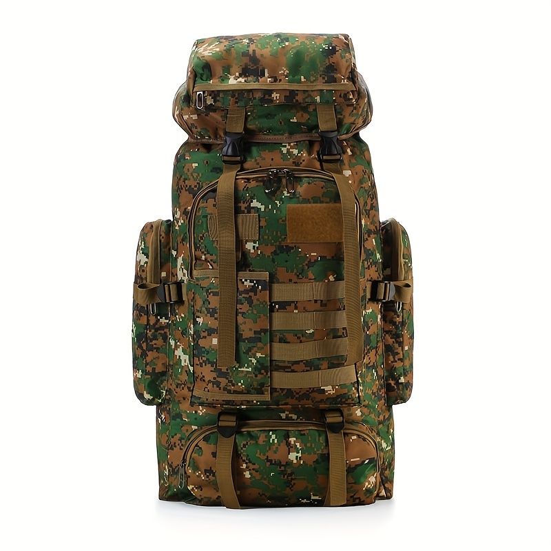 Large Capacity Assault Backpack Suitable Outdoor Camping - Temu