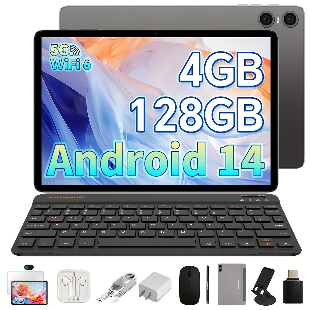 P30t Tablet 2024 Newest Android 14 4gb +128gb Rom - Temu