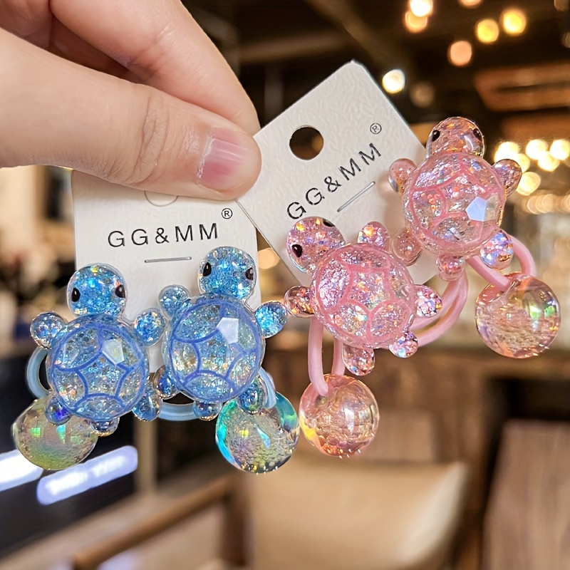 Élastique à Cheveux Velours Noir Avec Strass - Scrunchy Unique, Neuf Sans étiquette