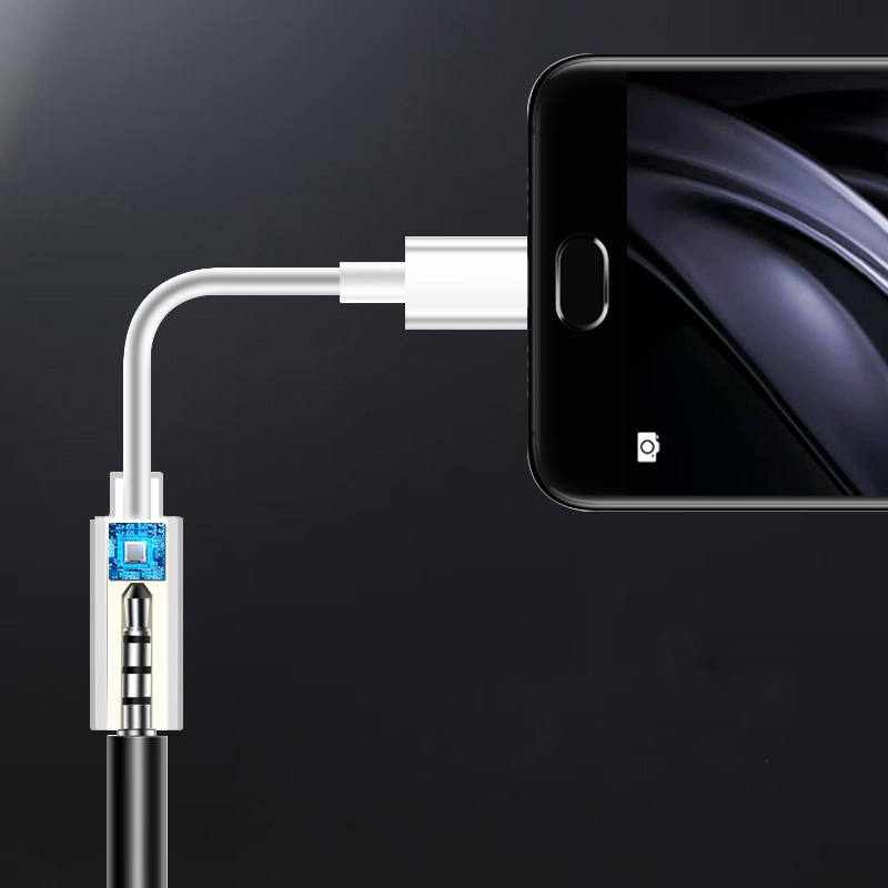 3pcs 6pcs usb type c to 3 5mm audio adapter usb c to aux audio dongle cable cord usb type c to 3 5mm female headphone jack adapter for pixel xl s20 note 20 s9 plus ipad pro Product details 5