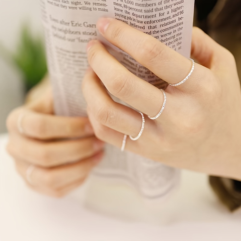 S925 Pure Silvery Party Ring