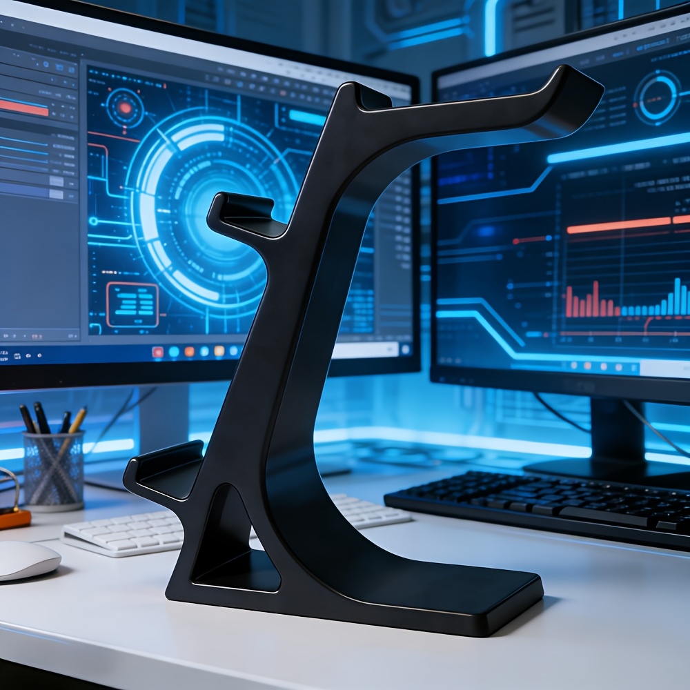 E-shop Controller Ständer & Kopfhörerhalterung, Kopfhörer Aufbewahrungsständer, Game Controller Organizer, Hergestellt aus robustem Kunststoff,