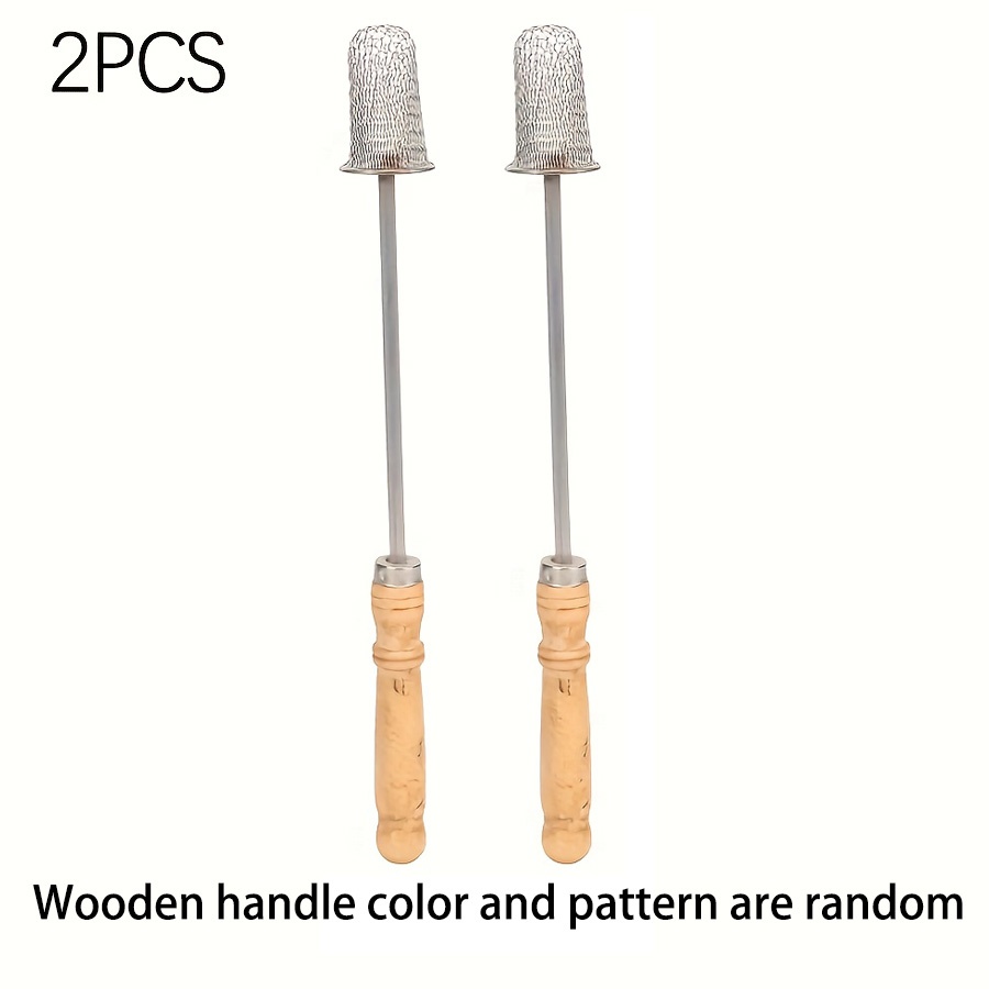 Image of Set Of 2 Steel Vacuum Cupping Rods Featuring, Durable Handles - Traditional Fire Cupping Tools From Chinese Medicine, Reusable Ignition Sticks For Th, Thalates