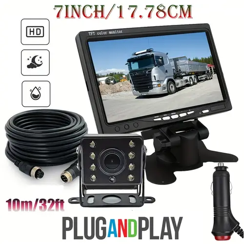 Protable Radio Rear View car monitor screen sold on Temu United States