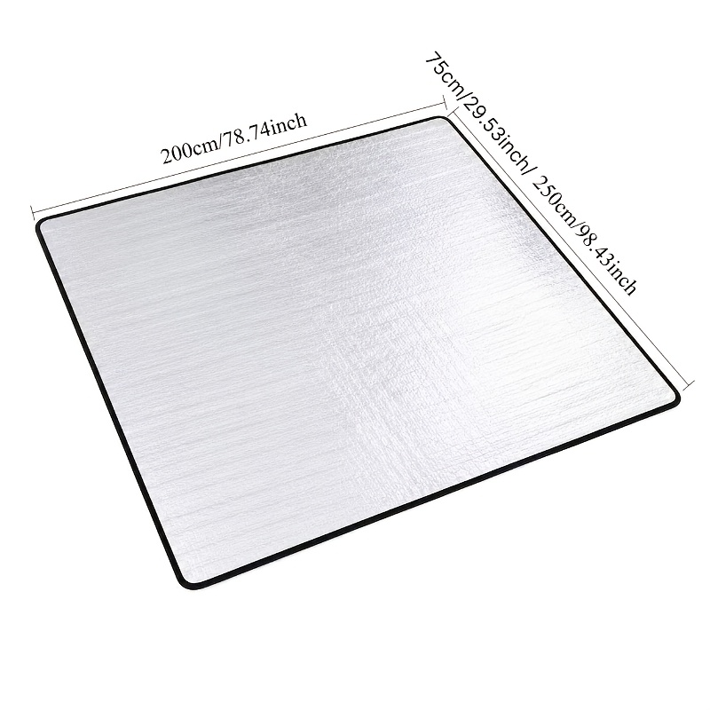 Portable Outdoor Camping Foam Aluminum Foil Pad, Moisture-Proof Mat