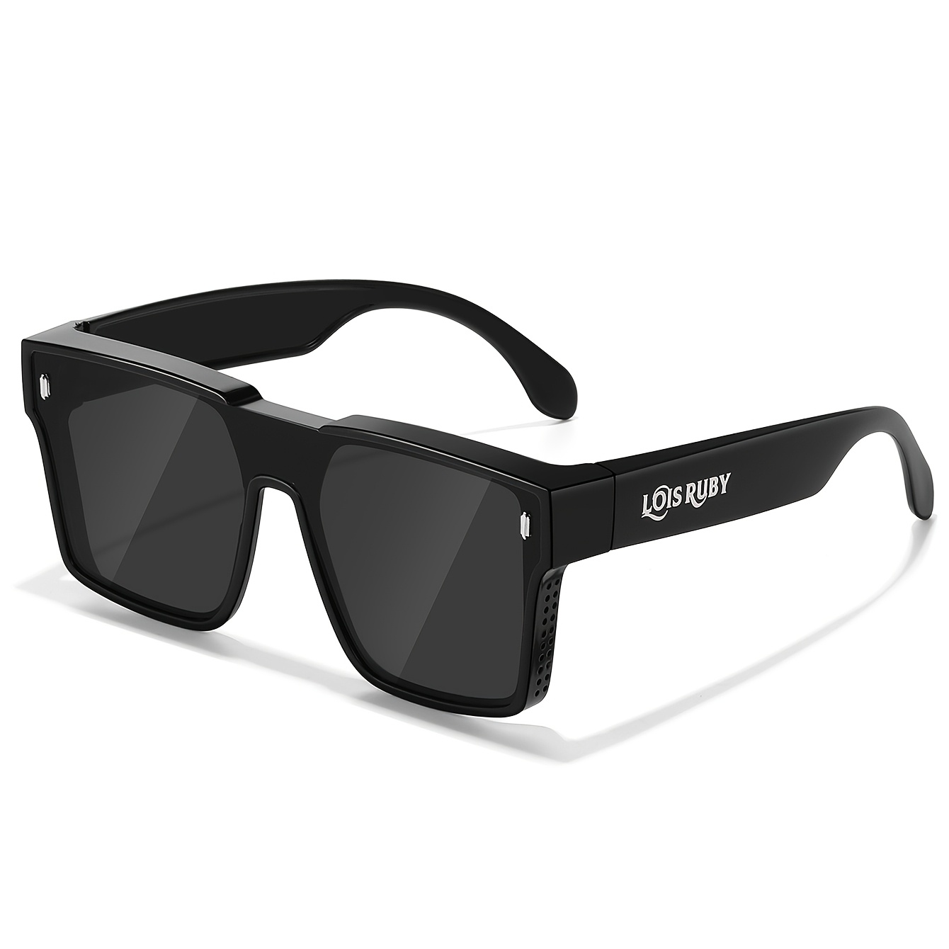 New Fashionable Outdoor Men's Glasses Set Sunglasses, Suitable For Travel, Driving, , Beach Sunbathing, Protection, Can Cover Glasses Goggles, Suitable For Individuals To Use As Gifts In Leather Boxes