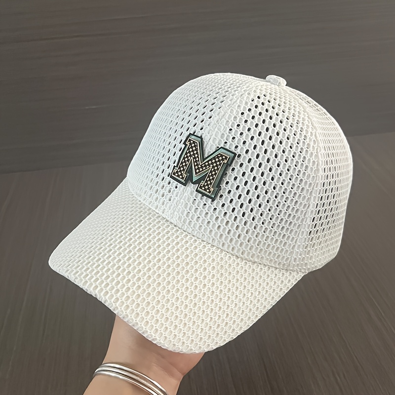 E-shop Sommerliche koreanische Version von Sonnenschutz und atmungsaktivem Mesh M Baseball Cap für Männer und Frauen, ideal für Reisen im Freien,