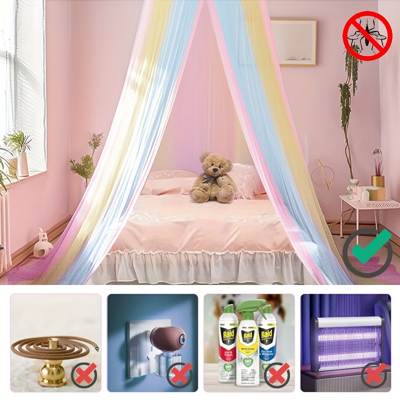 Rainbow bed canopy best sale