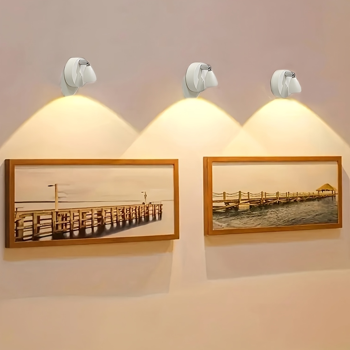 Wireless Spotlight Indoor with Three-Color Light for Display