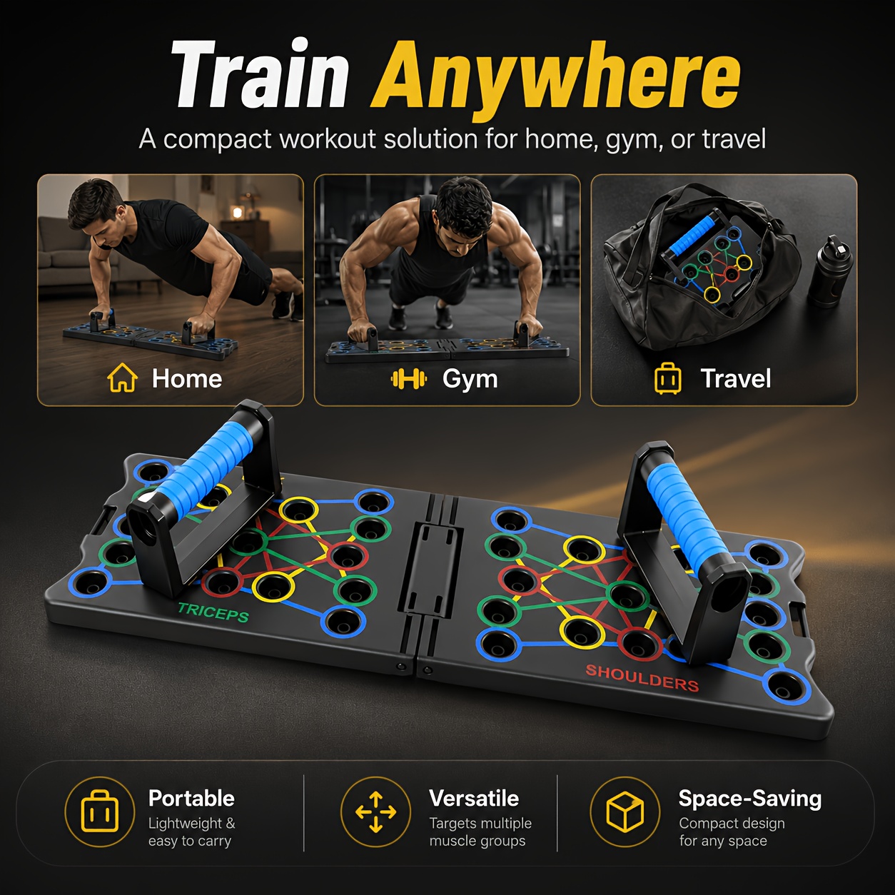 Push-up Board for Home Strength Training