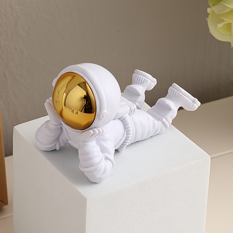 TEMU Creative Astronaut Ornament, Living Room Ornament, Entrance Decor, Desktop Phone Holder, Tablet Holder, Astronaut Phone Holder, Office Desktop