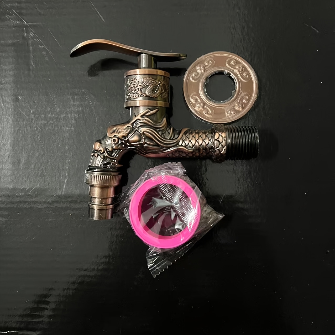 Wall Mounted Garden Faucet | Single Hole Pure Copper Valve Core For Washing Machines, Including Installation Hardware