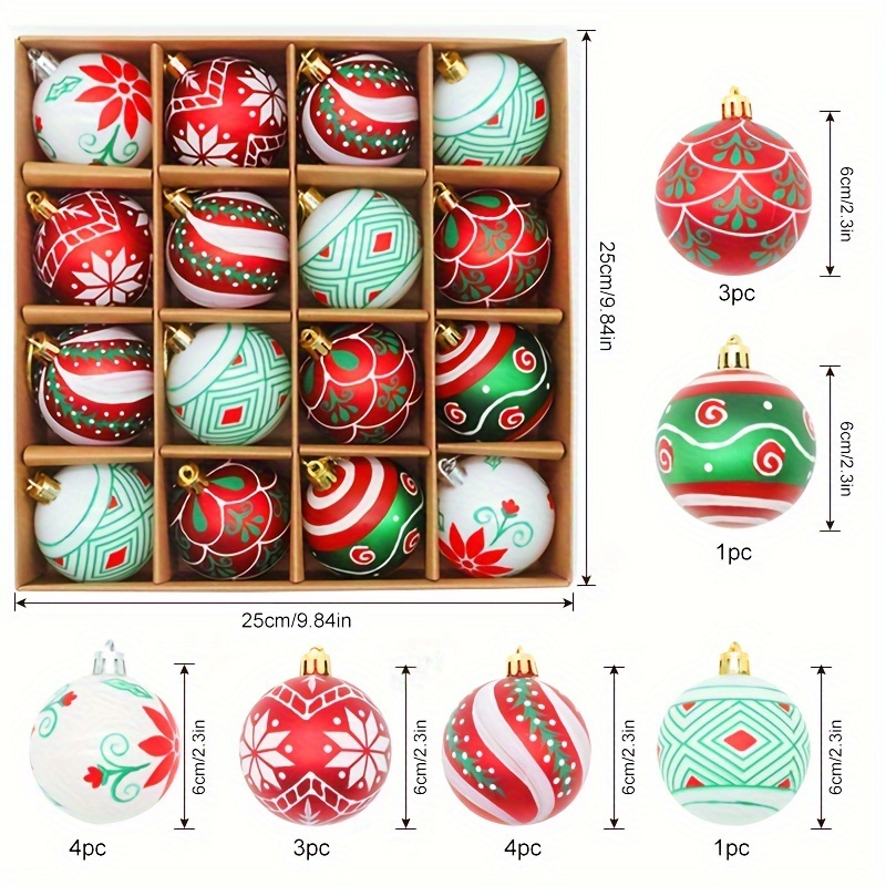 

Christmas Set - Plastic Electroplated Ornaments For Decoration, , And - Christmas Accessories For , , And