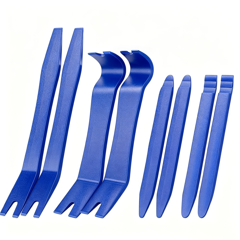 8pcs Professional Automotive Interior Trim Removal Tool Set – Scratch-free Plastic Pry Pry Bar, Suitable For Door Panel Clips And Fasteners