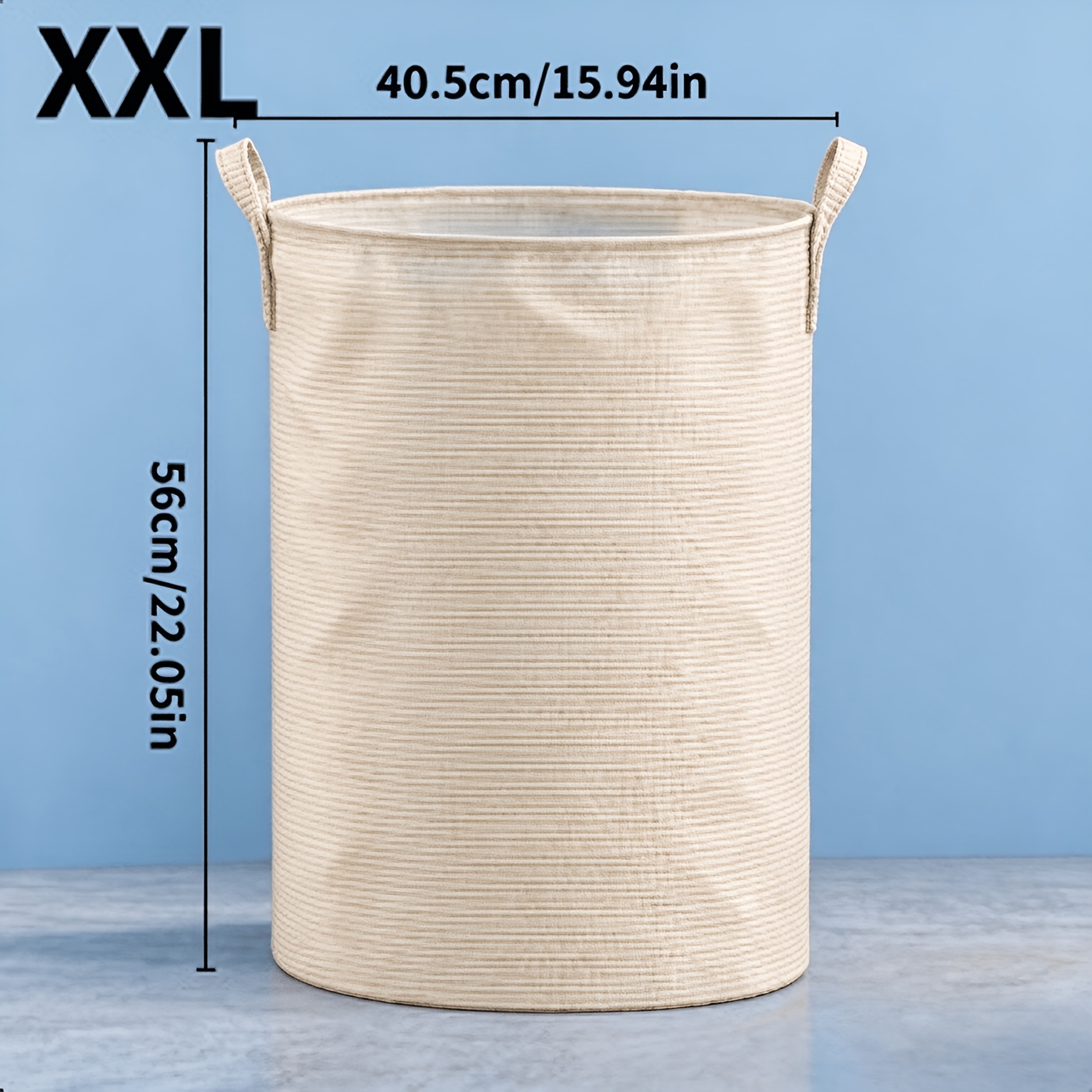 TEMU Foldable Laundry Hamper, Dirty Clothes Storage Basket, Household Organizer Bin For Bathroom, Dorm, Bedroom Laundry Basket
