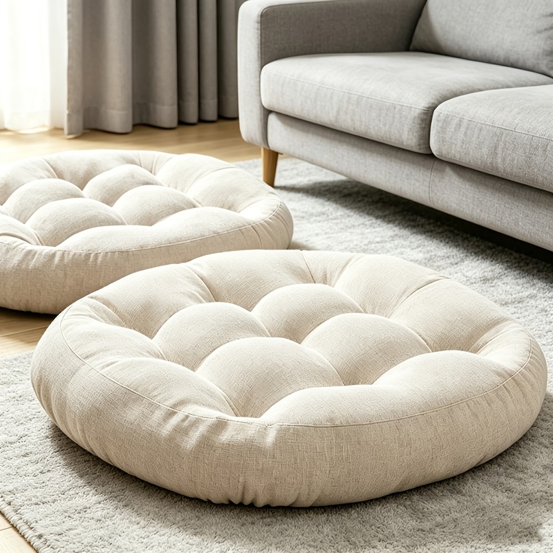   floor cushion outdoor cushion thickened round zafu cushion meditation cushion yoga cushion comfortable and  