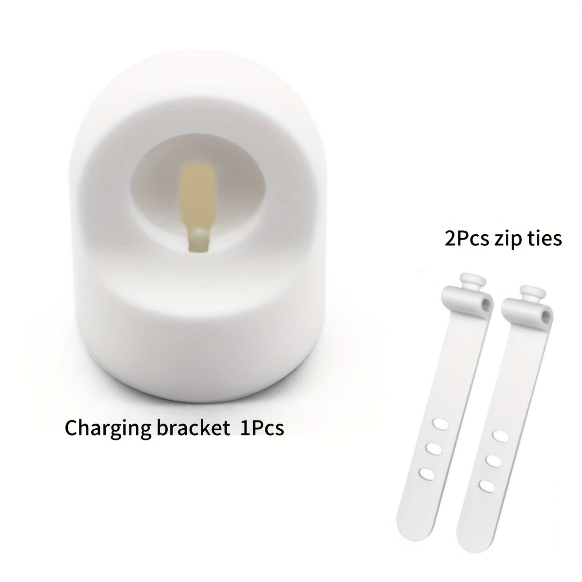 For Watch, Wireless Charging Stand, Charger Base, Creative Desktop Tpu Stand (3pcs Pack, 1pc Charging 2pcs Zip Ties)