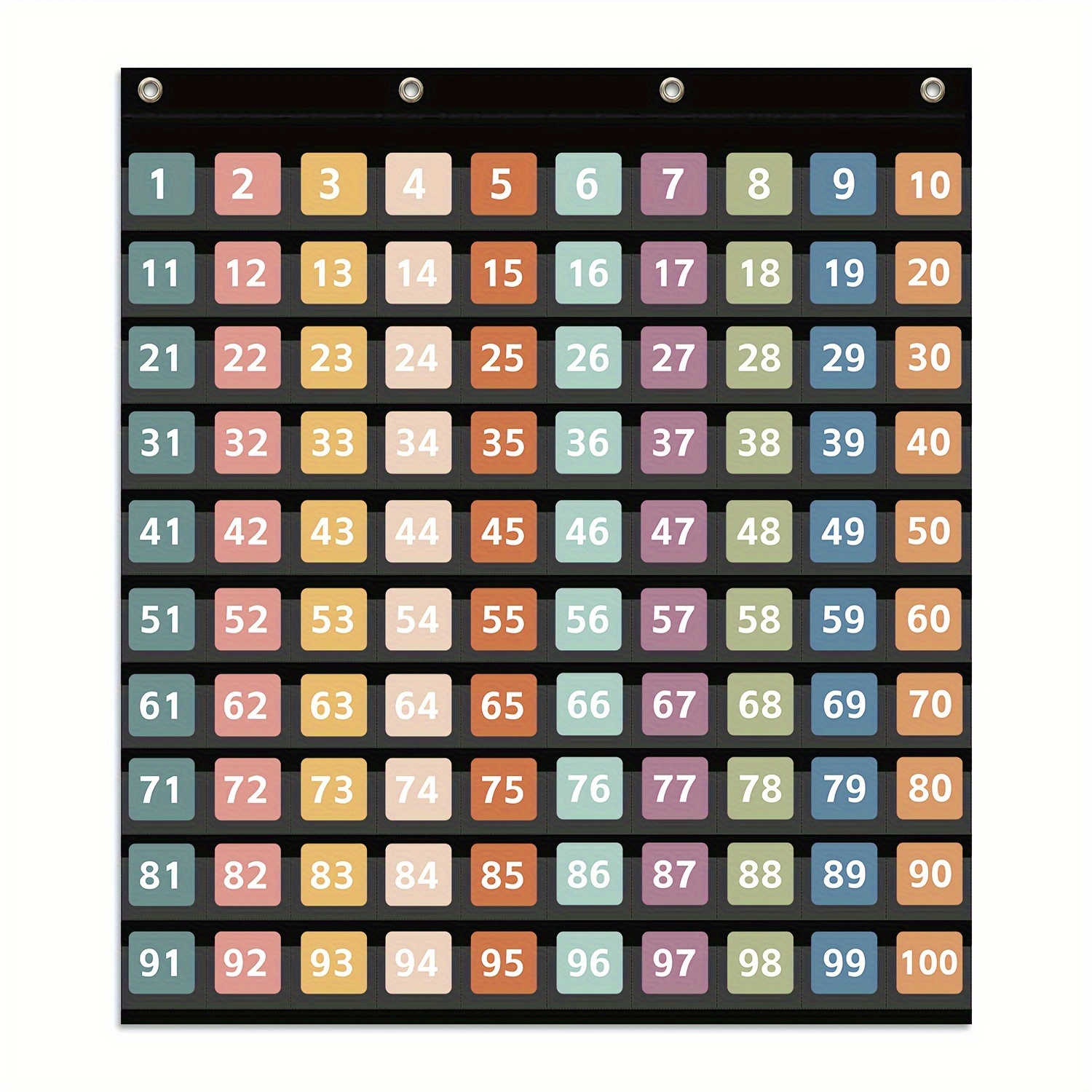 E-shop Eine Schüler-Zahlenmappe mit 100 transparenten . Die schwarze Oxford-Stoff-Zahlenmappe enthält 150 doppelseitige Zahlenkarten, geeignet für den