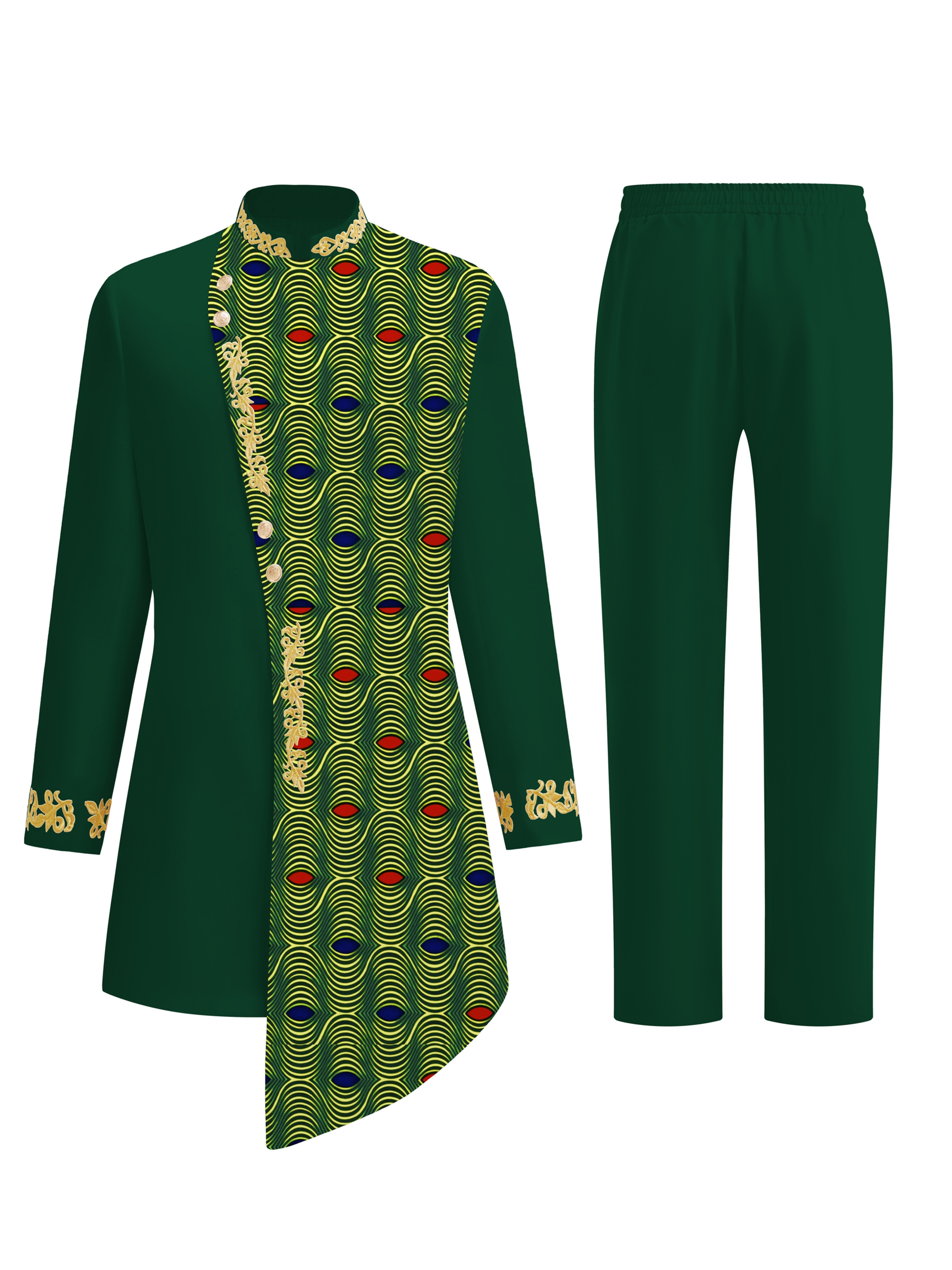 Men's Casual Long-sleeved Two-piece Suit, Mid-length Top And Trousers, Suits For Men, Smart Casual, Casual Wear, Modern Menswear, Stylish Ensemble, Nonstretch Fabric, Tailored Fit, Coordinated Outfit, Mens Twopiece, Stylish Gentlemen, Fashionconscious