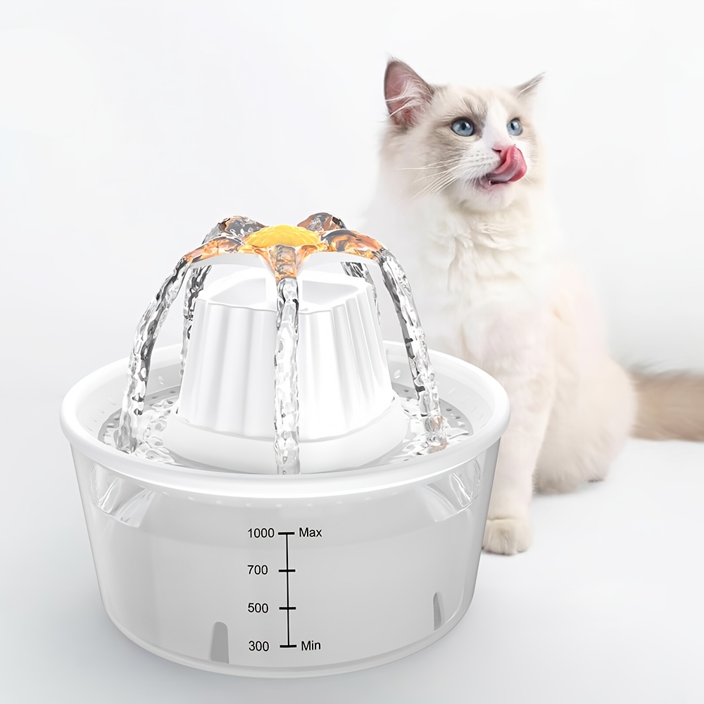 

Wf03 Cat Water Fountain With Sensor Water Spray