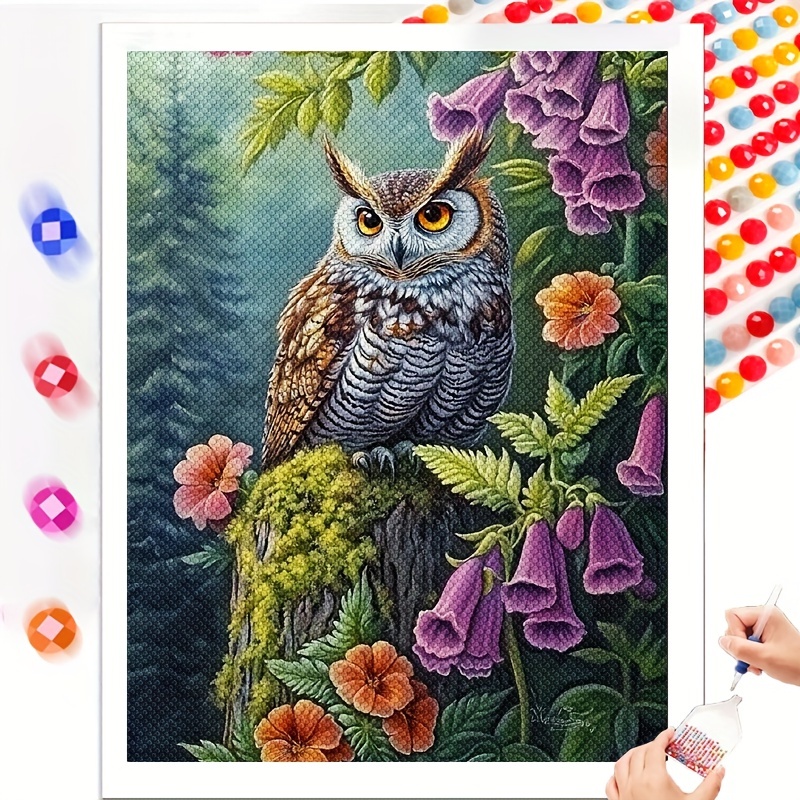 

Animal-themed 5d Diamond Painting Kit, Round Rhinestones, Diy Mosaic Wall Art, Beginner Friendly, Decor, 11.8x15.8 Inches, Best For Christmas