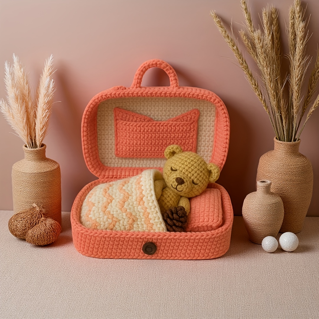 3 different   bear crochet kits teddy bear crochet sets in the   complete crochet box teddy bear with step by step text tutorial pdf file multiple colors   from including a full set of crochet tools Product details 5
