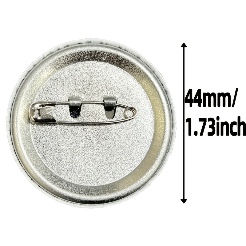 TEMU Personalized Hd Custom Photo Badge - 44mm Metal Badge - High Quality - 3pcs/6pcs/10pcs/30pcs - Self- Diy. Customizable With Photos, Text, And