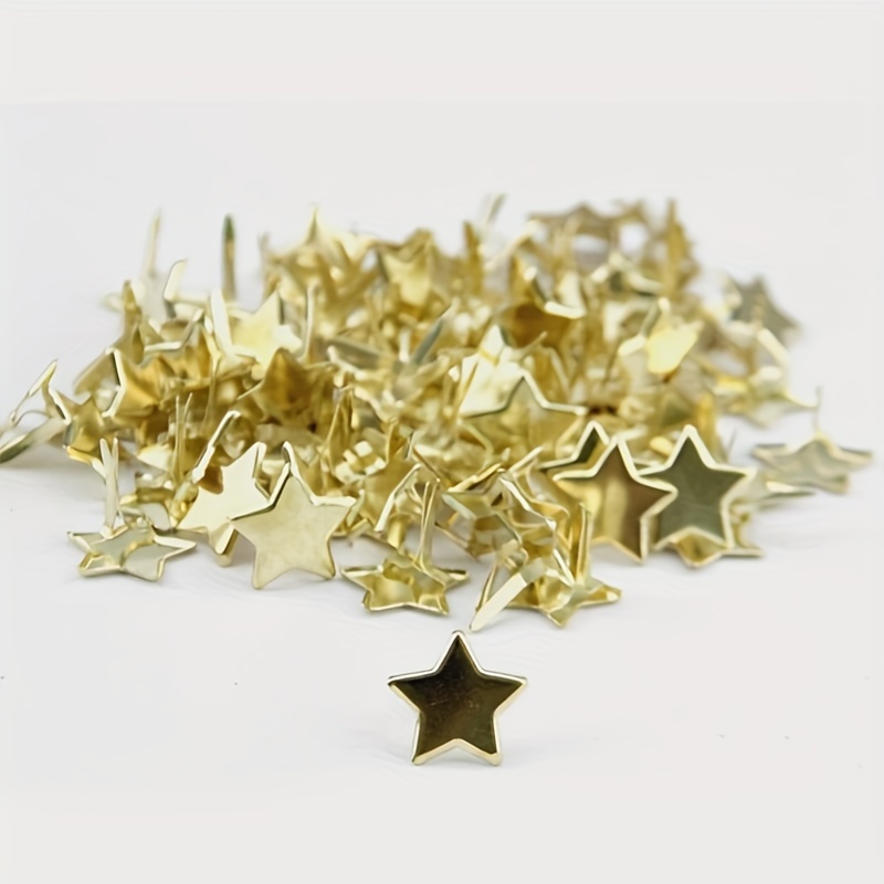 30 Stück Metall-Reißzwecken – Robuste Pinnnadeln Für Korktafel, Pinnwand, Poster & Wanddekoration (Gold)