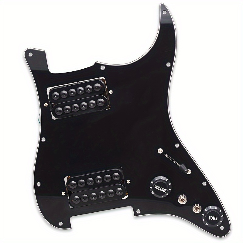 HH Humbucking Panel Pickup Assembly Four-core wire can be cut independently of the single, , Humbucker Installation, Split Coil Setup, Professionalgrade Pickups, Fourcore Design, Highquality Coils, Reliable Components, Coil Split Pickups, Humbucking Pickups, Guitar Technicians, Bass Players