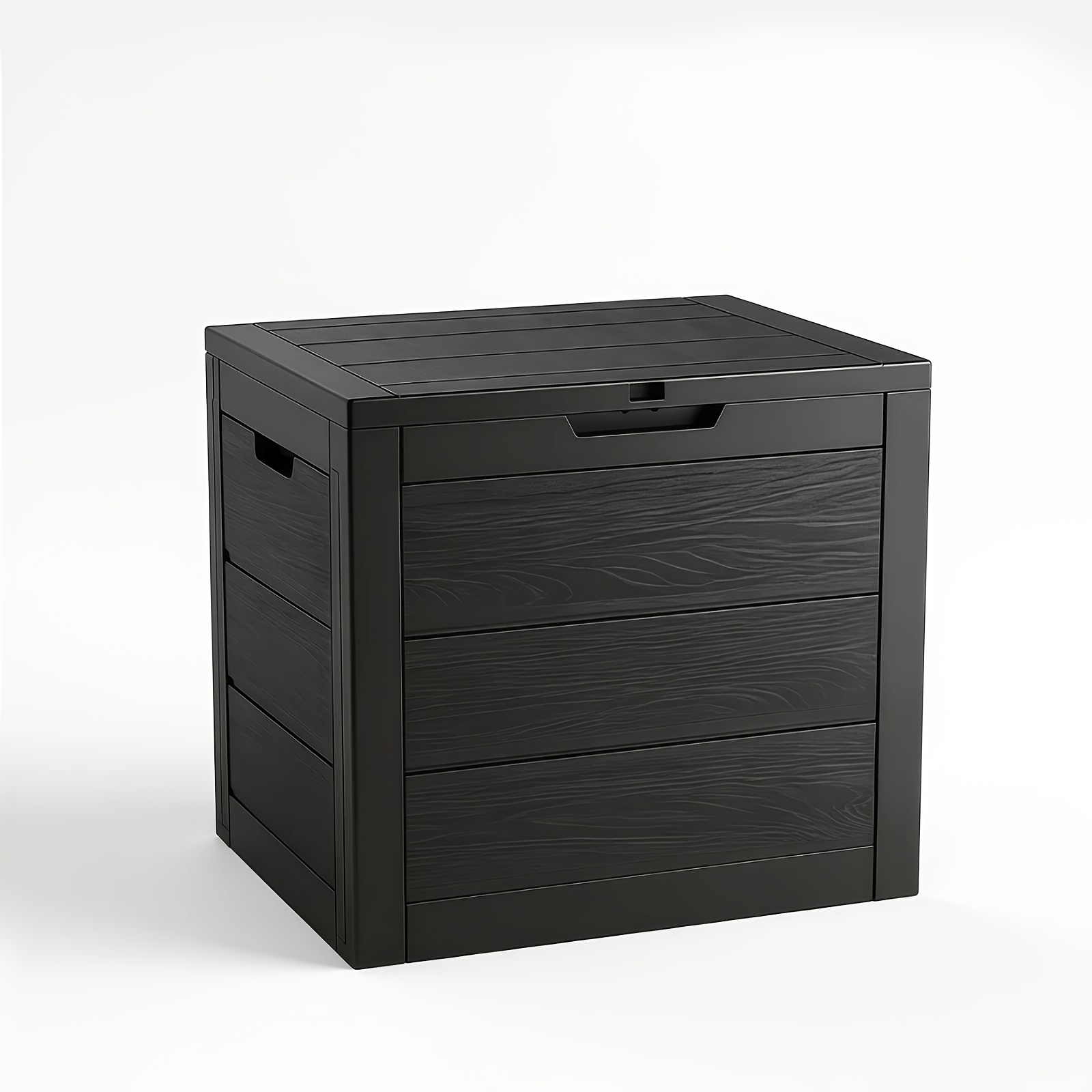 TEMU 35 Gallon Outdoor Storage Box Waterproof Deck Box With Handles And Wheels, Large Patio Furniture Storage Cabinet For Pool Additions, Tool Chests