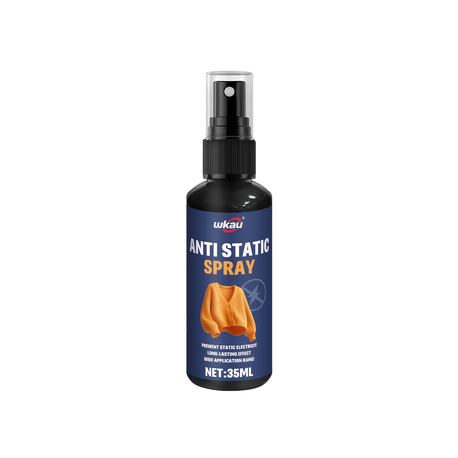 Image of Anti-static Fabric Spray | Quick-dry, Non-sticky, Non-residue, Safe And Non-toxic Formula, Portable Spray For Shirts, Sweaters, Dresses, Bedding, And Curtains