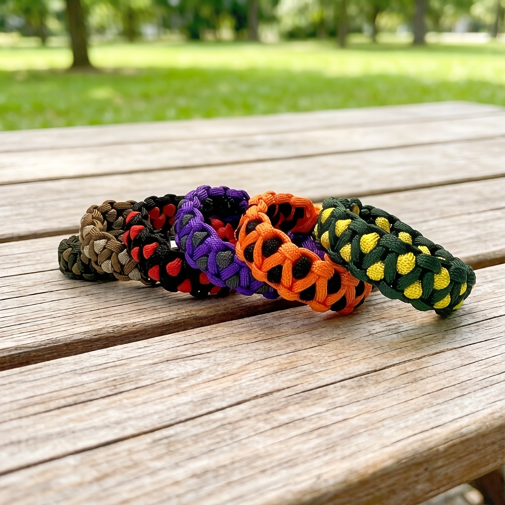 Two Tone Paracord Survival Wristband