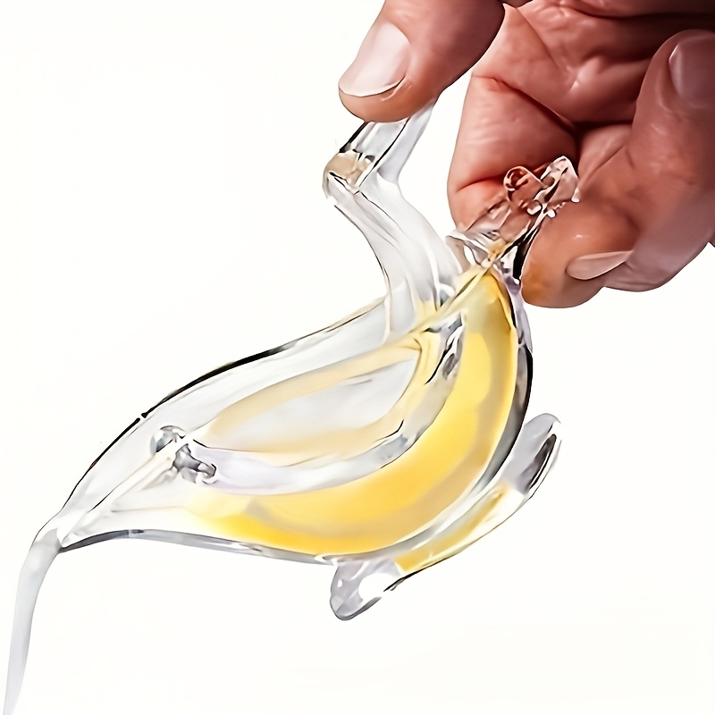 1pc acrylic bird shaped lemon squeezer portable hand juicer for lemonade cocktails salad dressing fruit extractor for orange lime pomegranate details 1
